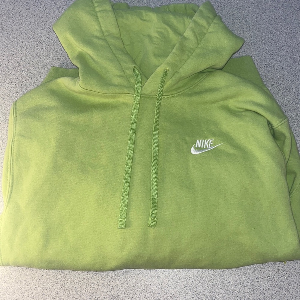 nebula green nike hoodie